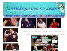 Tablet Screenshot of dartersparadise.com